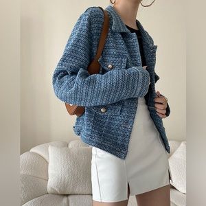 Like Louis Vuitton Buttoned Denim Jacket